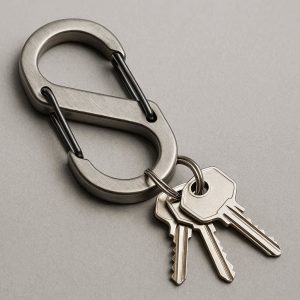 Stainless Steel S Type Carabiner Dual Hook For Secure Key Connection And Professional Bag Clip
