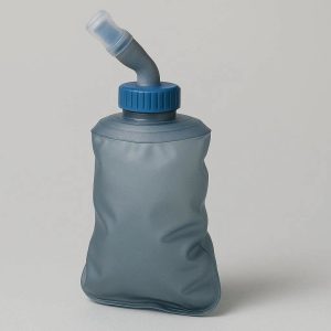 Soft TPU Collapsible Flask For Running Marathons With Bite Valve For Hands Free Hydration